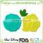 Easy to clean non-slip unique round flower shaped silicone cup mat