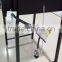 four burners LP gas bbq grill with certification and foldable plate