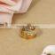 Fashion design ,wholesale price ,gold plated stainless steel crystal charming unisex earrings