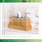 DT001 Eco Friendly Kyoto Bamboo Bath Set Trio Soap Pump Caddy