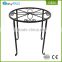 Wholesale 4 size wrought iron metal wire wall mounted flower pot holder