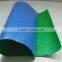 Waterproof blue&green tarpaulin in roll