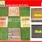 Wooden decking tile made of Fir with interlocking backing