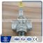 OEM Chinese factory thread reduce port thread 3 way ball valve iso mounting pad