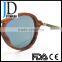 High Quality Classic Wood Metal Combination Aviator Wood Sunglasses