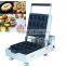 12pcs Commercial 110V /220v Electric Non-stick Coffee Beans Waffle Maker, coffee beans cake for snack and dessert shop