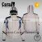 High quality breathable adjustable hood men white ski snowboard jacket