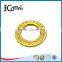 eco-friendly customized logo gold metal eyelets for clothing