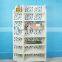 Fashion style plastic decorative corner storage shelf wood shelves