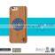 Fashion Design Real Wood Case for Iphone 6 6S, Wholesale Wooden Bamboo with Clothing Ultra Slim Cover for iPhone