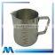stainless steel measuring milk cup,Scale milk jug,graduate metal milk jug