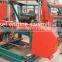 MJ1000/MJ1600 horizontal band saw mill portable