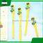 promotional wholesale cheap funny school office stationery mini cartoon plastic minions roller ball point pen