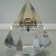 Custom acrylic resin oil drop diamond shape paperweight
