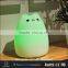Hand pat lights portable popular cat shape LED mood night light