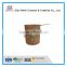 Amber Cylinder Glass Vases Centerpieces with Metal Decoration