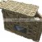 natural seagrass material eco-friendly folding seagrass storage basket