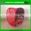 Safe convenient net fold up laundry basket