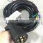 S10341 10' Trailer Truck Light Plug Wire Harness 7 Way RV Cord Connector Plug Camper