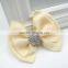 Hot sale removable decorative rhinestone buckle bow heel shoe clip for women