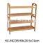 2016 New design bamboo storage shelf /customized high end bamboo corner shelf /modern bamboo shelf
