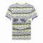 Men's Full Printed Short t Shirt (100%cotton )with Round Neck