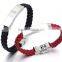 new sun design charm woven cord bracelets with adjusted size custom own sun charm cord woven bracelets for couple gifts 2017