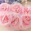 Lovely children rose flower handbag pink kid designer handbag cheap mini kid handbag