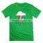 Custom 100% Cotton Simple Rubber Printed T shirts