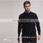 Juqian WOOL /POLYESTER Mixed Round Neck Black Mens Security Uniform Pullover Security Sweater