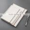 A5/B5 Matte transparent PP cover notebook customizable wire-o notebook with band offce simple notebook