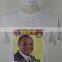 100% Polyester Customized Promotional Cheap Election T-Shirts/white