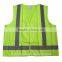 ANSI 100% Polyester Hi Vis Sew-on Tape Safety Vest