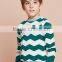 Children quality cashmere knitted striped pattern kids pullover sweater for boys