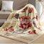 hot sale double layers printed warp knitted thick mink blankets china supplier