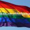 Polyester Big Rainbow Promotional LGBT Lesbian Gay Pride Flags