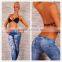 Beggars Big Hole Tattoo Tights Women Leggings Jeans