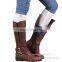Customized Winter Knitted Top Lady Acrylic Boot Socks