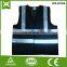 custom high visibility traffic mesh /solid fabric high road safety waistcoat