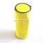 Yellow Round 600D Polyester Students Wholesale Pencil Case