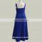 RP0044 Real Sample Dress Half Sleeve Jacket Ruched Top Beaded Floor Length Long Blue Evening Dresses Chiffon Evening Gowns