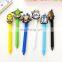 generalized cartoon character rubber ball pen