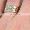 Personalized Stacking Name Ring for Mother Hand Stamped
