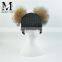 Hot Sell Wholesale Kids Warmer Two Poms Beanie Hats Winter Hats and Caps