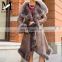 2016 Fashion Russian Long Style Mongolian Sheep Fur Coats