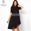 M3143 maternity formal dresses black loose fit summer casual hot sale cute pregnant clothes