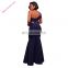 Trendy romantic formal Fashion ladies one shoulder gown evening dress