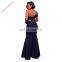 Trendy romantic formal Fashion ladies one shoulder gown evening dress