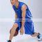 Yihao 2015 wholesale new design men plain blue 100 polyester dry fit basketball jerseys uniform