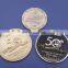 personalized anniversary raised 3D logo ribbon coin russian